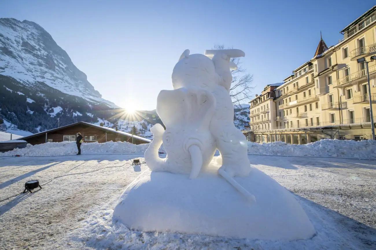 A Week Of Snow Art In Berner Oberland