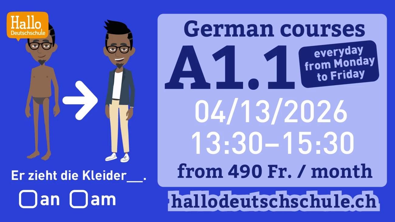 A1.1 German course intensive - 1