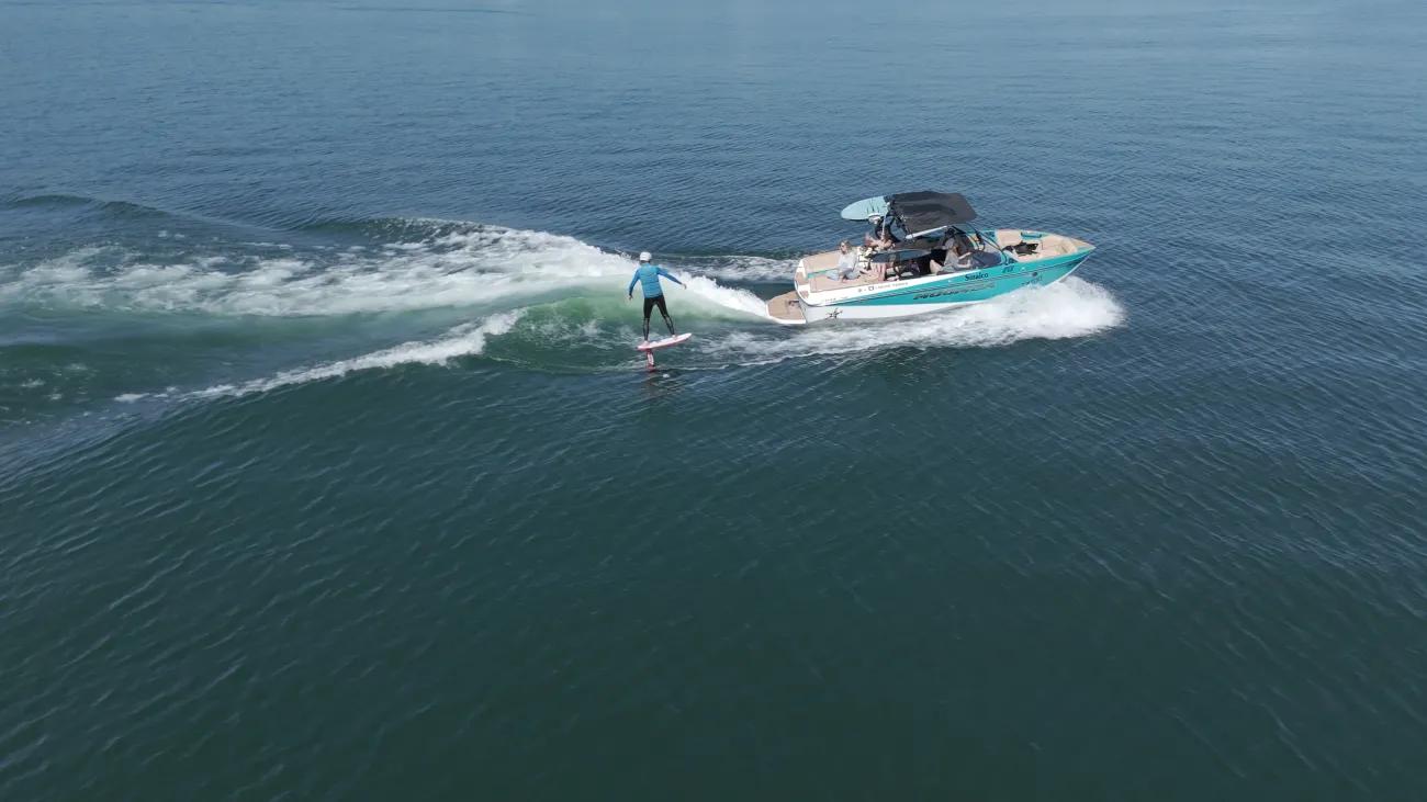 Foilen lernen auf dem Zürichsee - 2