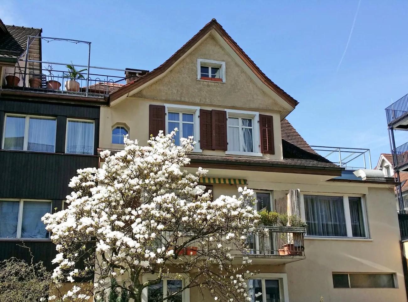 3.5 Zimmer Wohnung in Zug (nähe Bahnhof) ohne Küche, möbiliert, temporär 1.5.26 - 31.10.26 ev. länger - 1