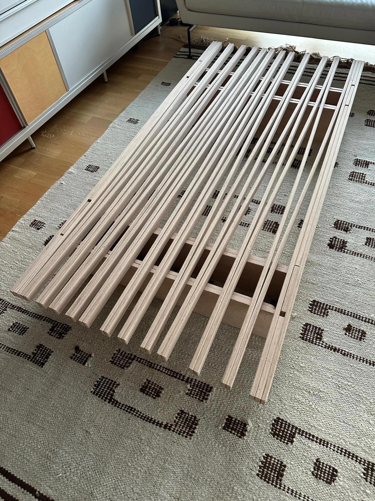 Tojo V Bett, Design Roy Schäfer, ausziehbar - 1