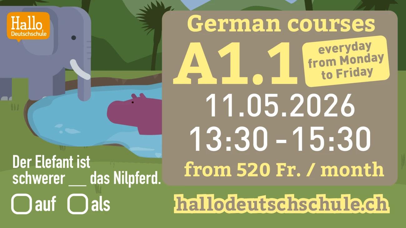 A1.1 German course intensive - 1