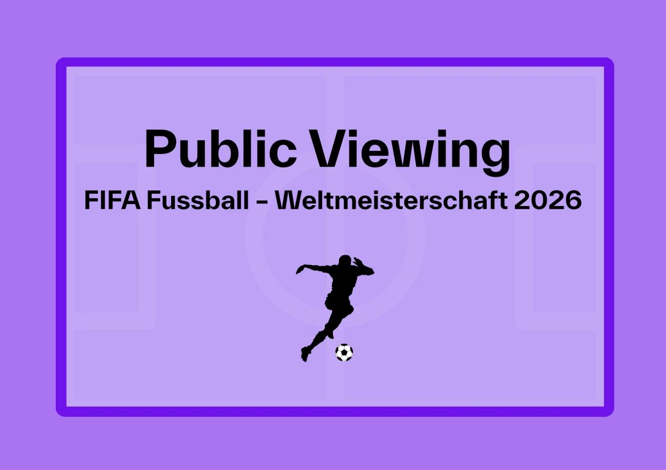 Fussball-Weltmeisterschaft 2026 – Public Viewing in der Bar du Nord - 1