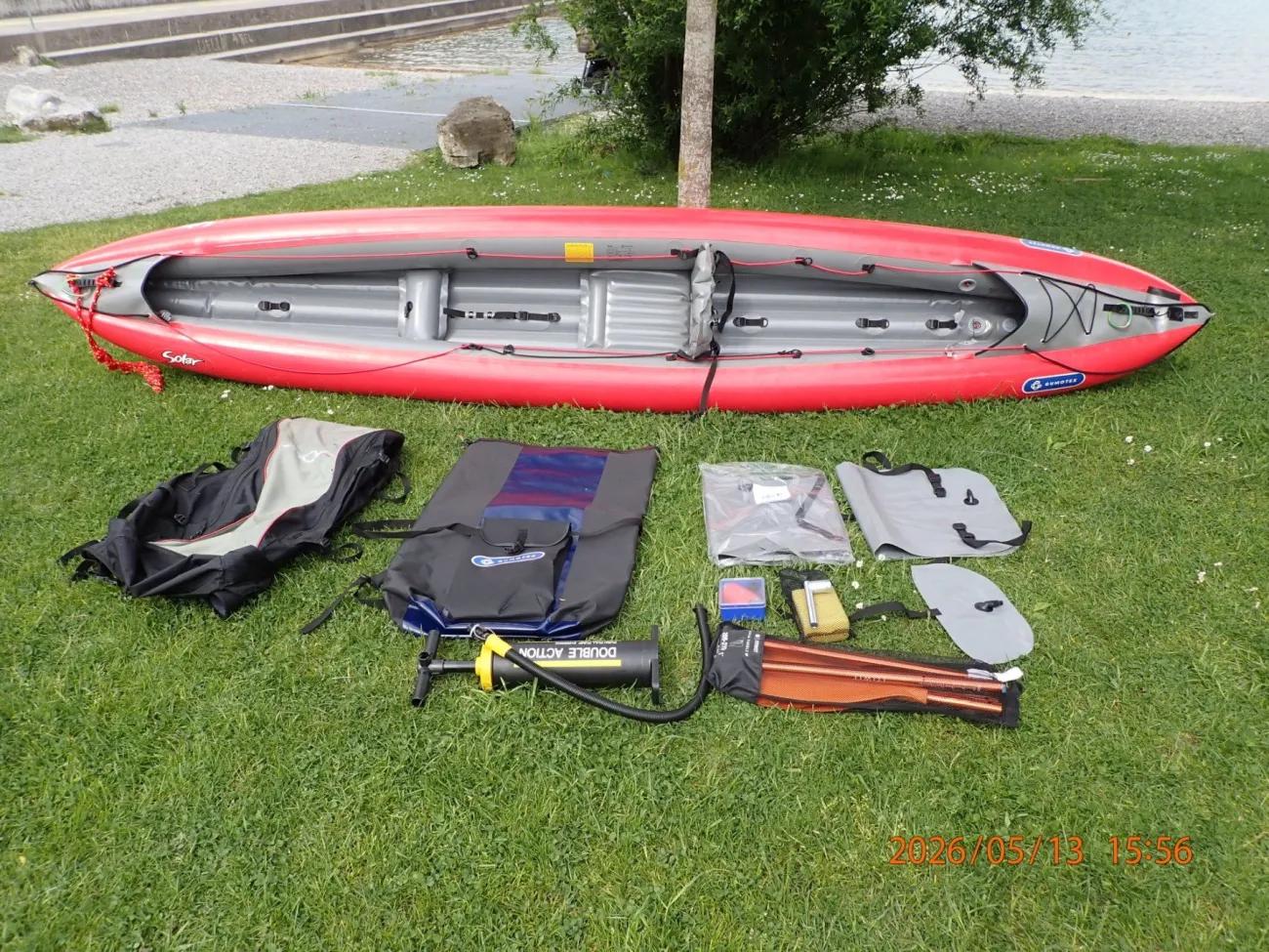Gumotex Solar – Leichtes Tourenkajak für 1 bis 2 Personen - 1