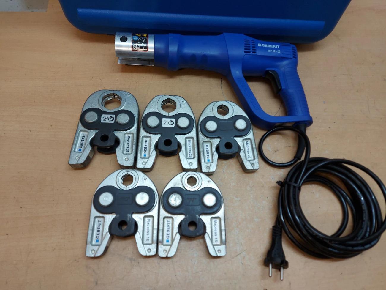 Geberit Novopress EFP 203(2) Crimpzange mit 5 Crimpbacken - 2