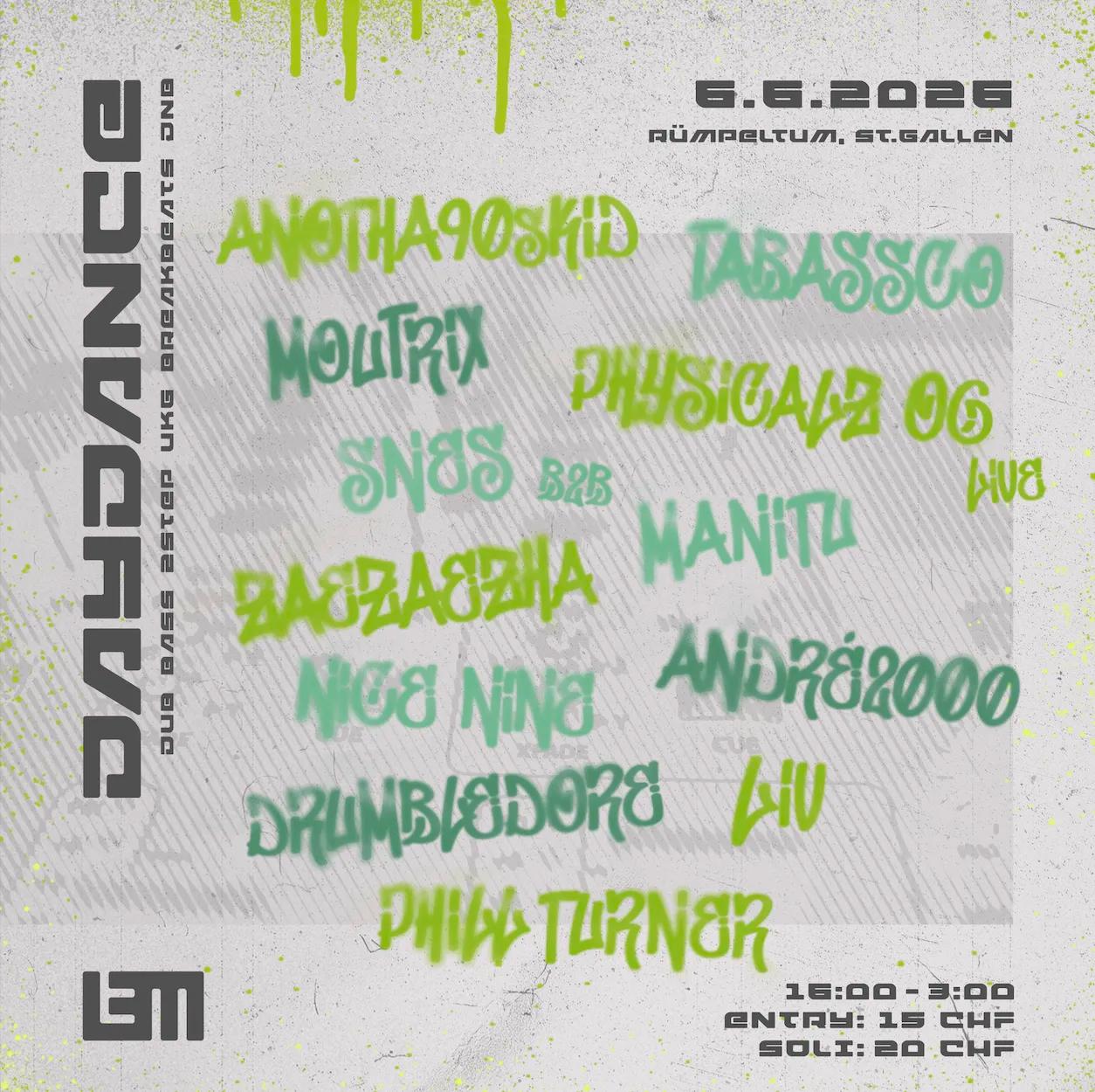 Local Bass Movement presents: Daydance @Rümpeltum, SG — 6.6.26, 16 – 3 Uhr - 1