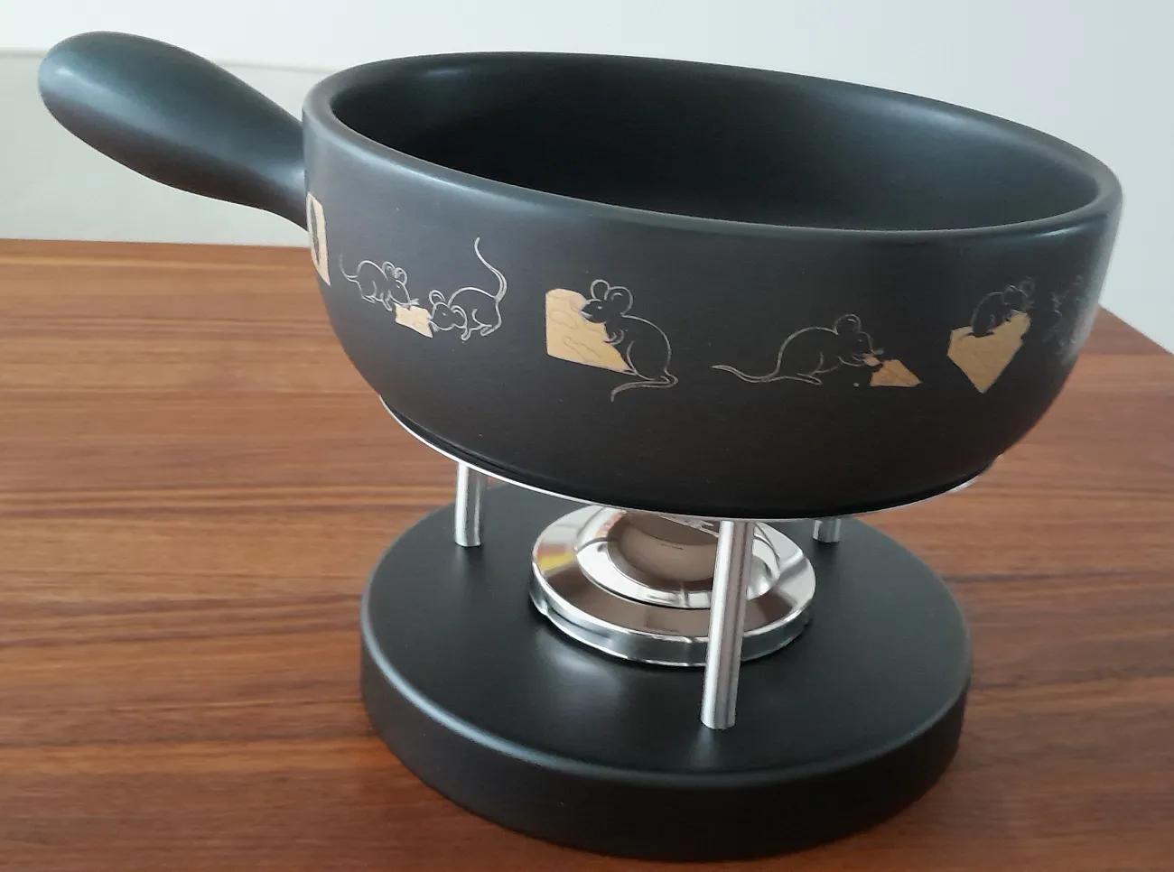 Neuwertige Käsefondue-Garnitur von Spring - 1