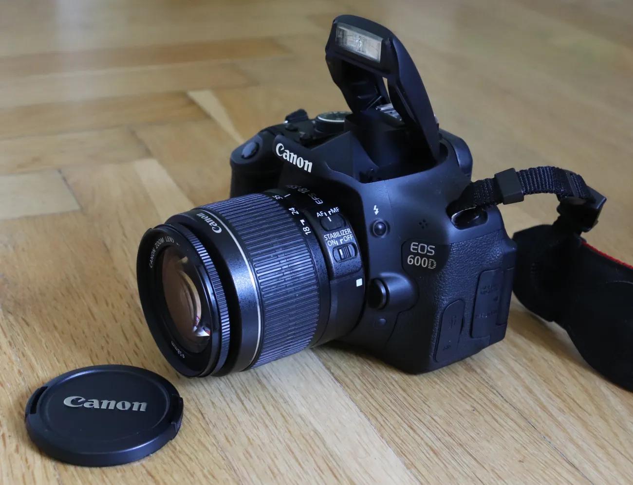 Canon EOS 600D + EF-S 18-55mm IS II, Akku, Ladegerät, OVP, 1225 Auslösungen - 2