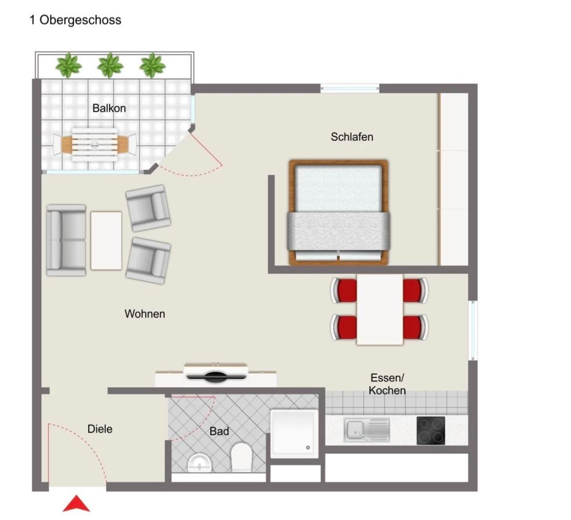 Schöne 2.5-Zimmer Wohnung in Lörrach Zentrumsnah & Ideal für Pendler - 1