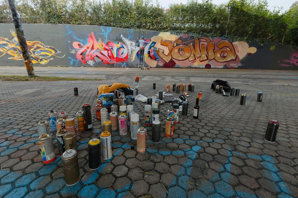 Graffiti im Dreiland