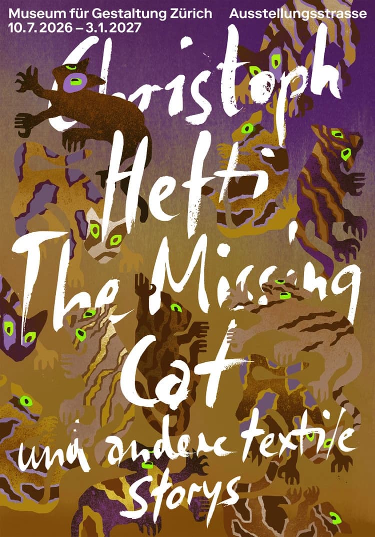 Vernissage: Christoph Hefti – The Missing Cat und andere textile Storys - 1