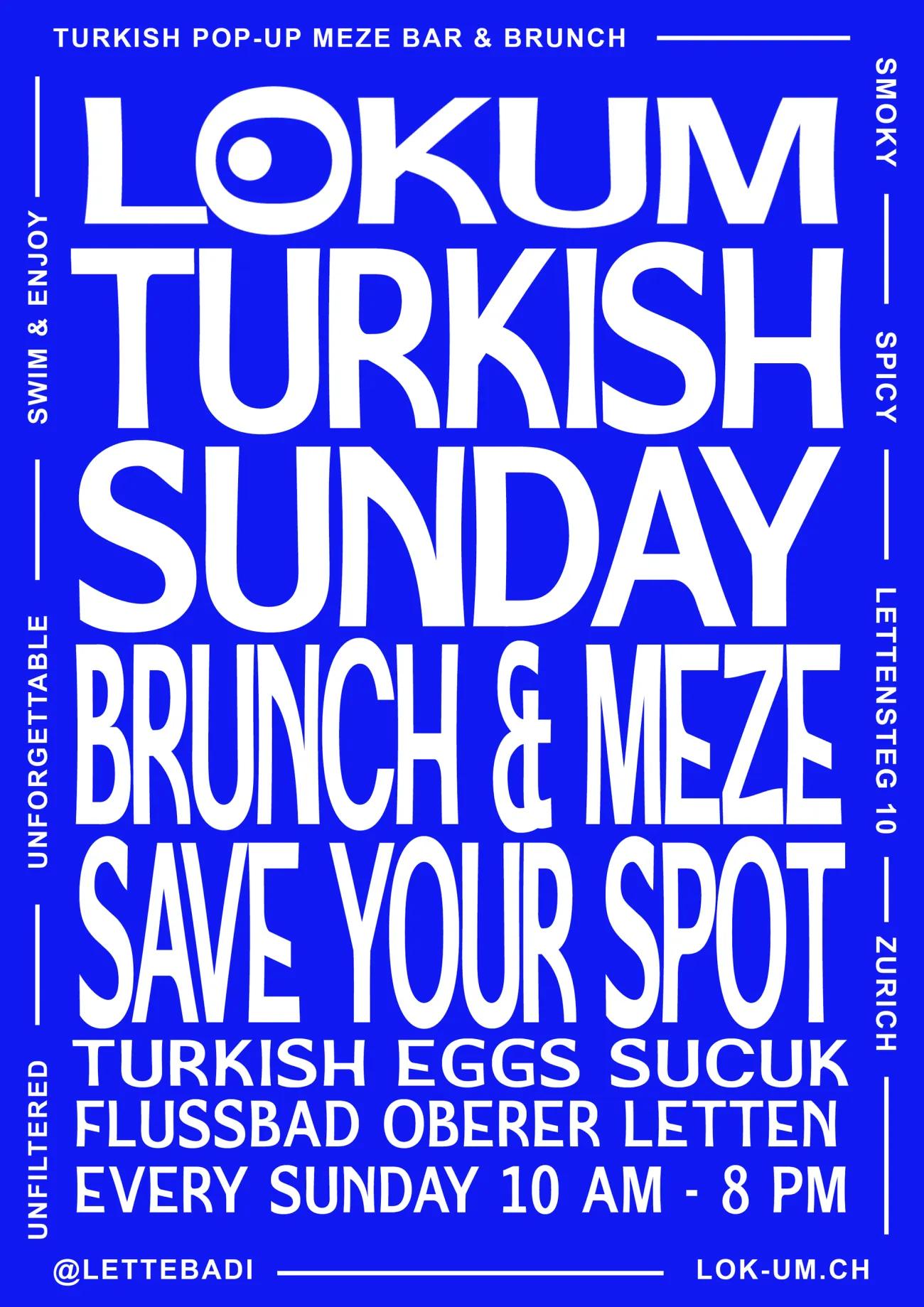 Flussbad Oberer Letten, LOKUM Meze Bar, Turkish Sunday Brunch by the river - 2