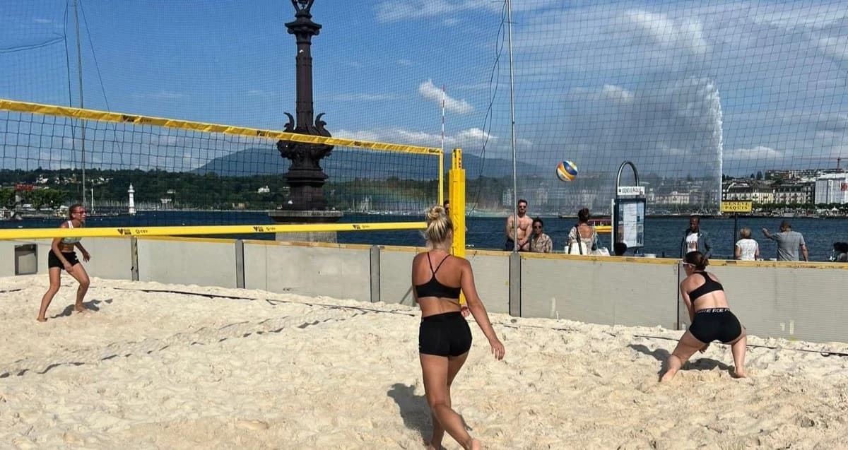 GENÈVE: Le must du beach-volley