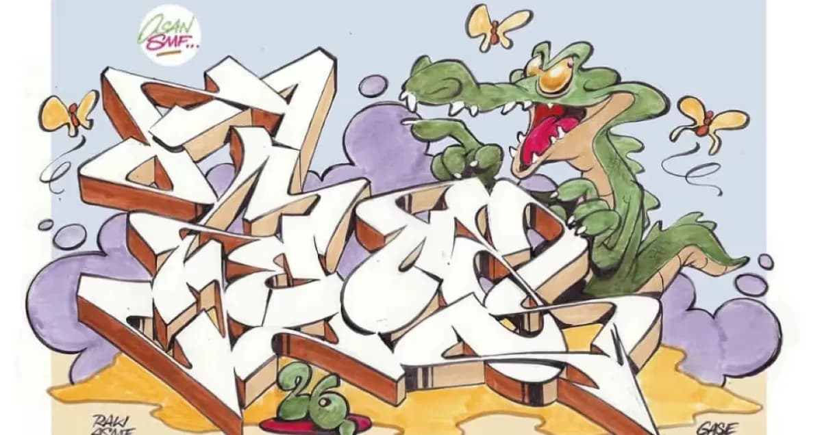 SION: Graff coloré