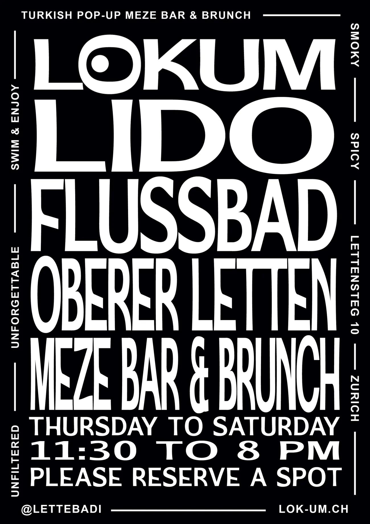 Flussbad Oberer Letten, LOKUM Meze Bar, Turkish Sunday Brunch by the river - 3