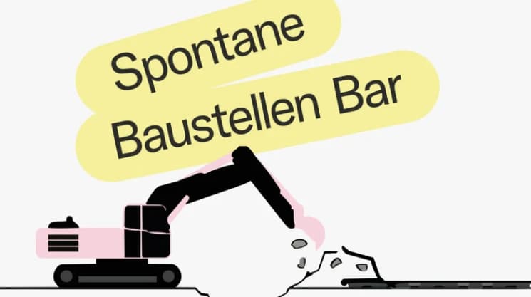 Spontane Baustellen Bar