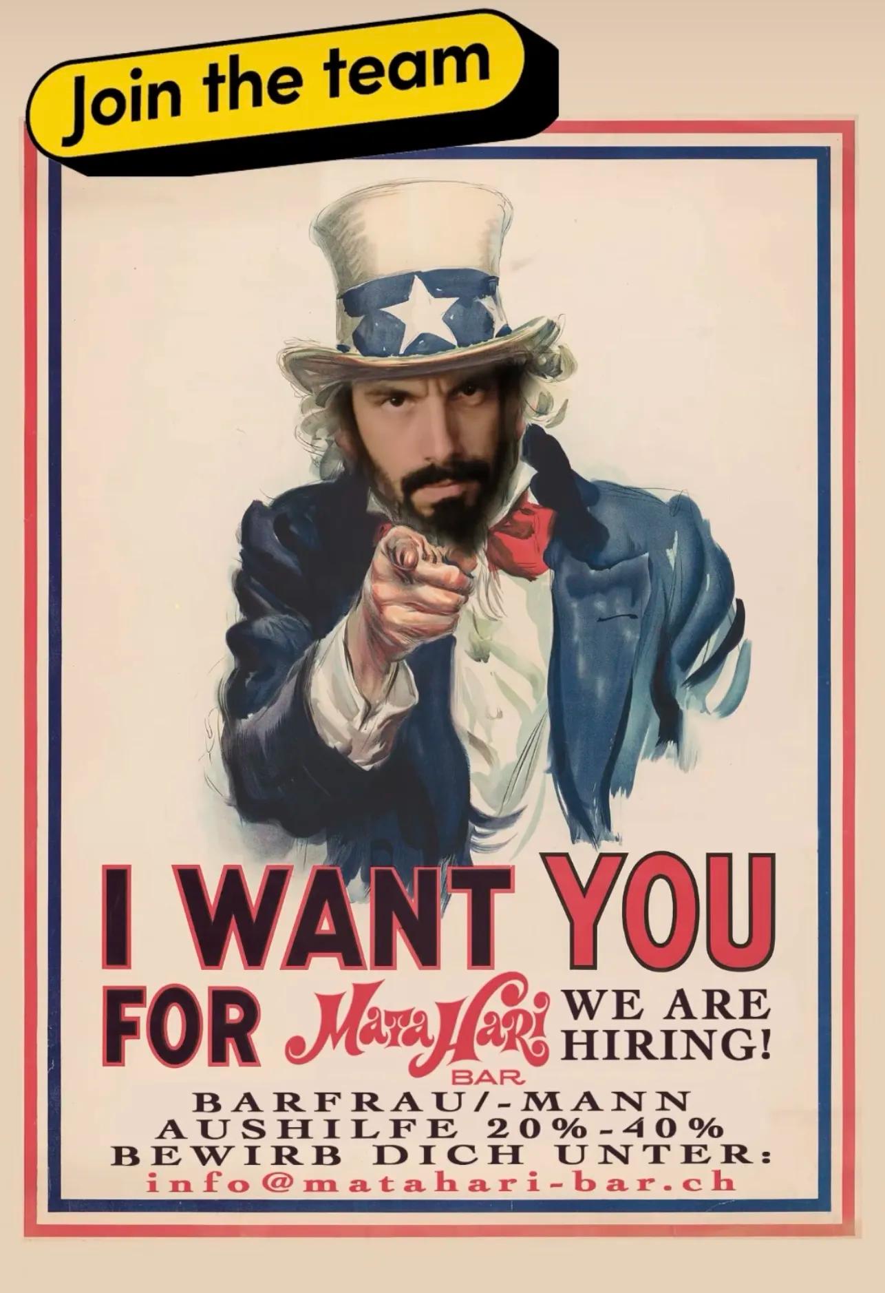 JOIN THE TEAM! Mata Hari Bar - Barfrau/-mann 20-40% gesucht! - 1