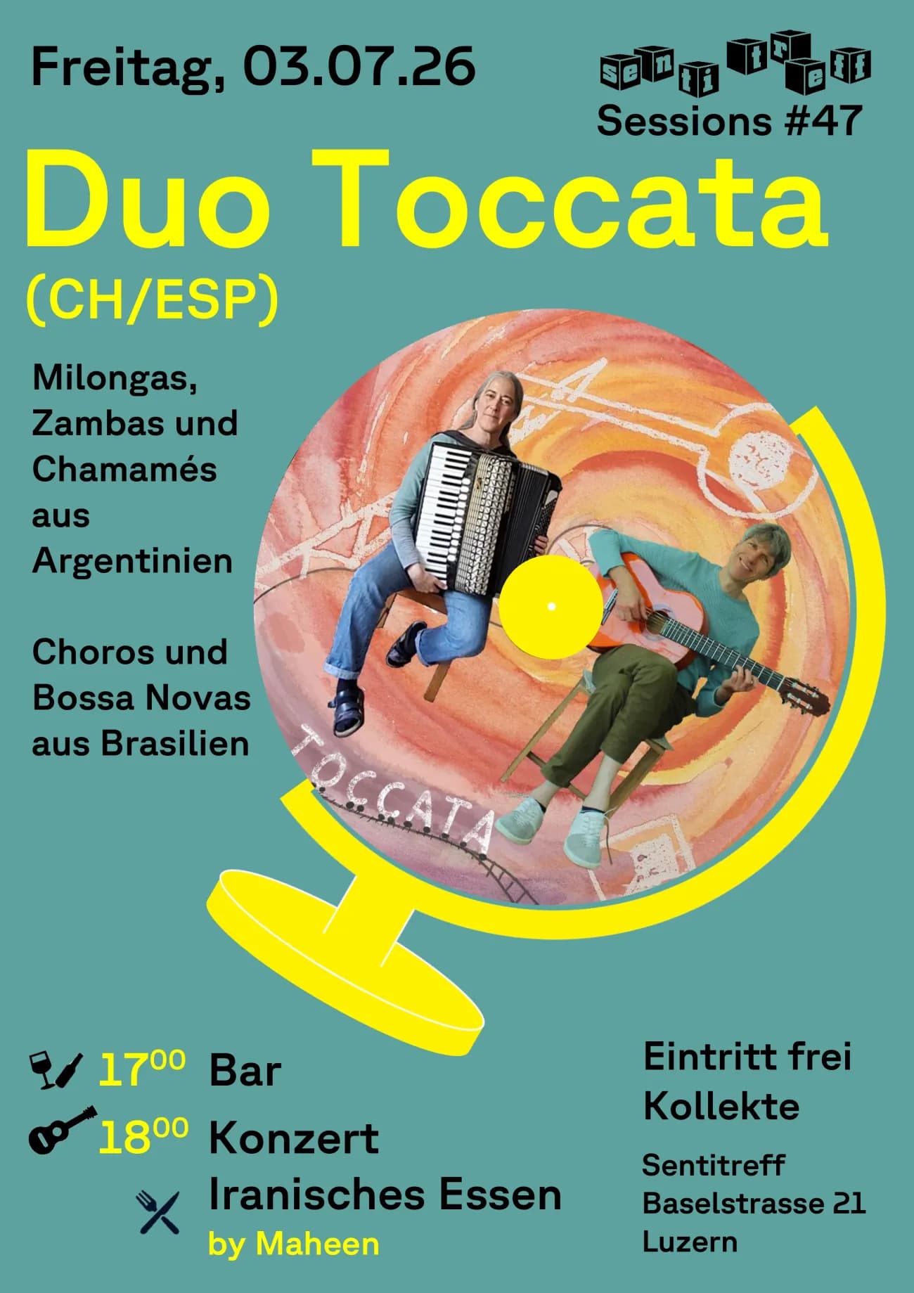 Sentiteff Sessions #47 - Duo Toccata (ESP/CH) - 1