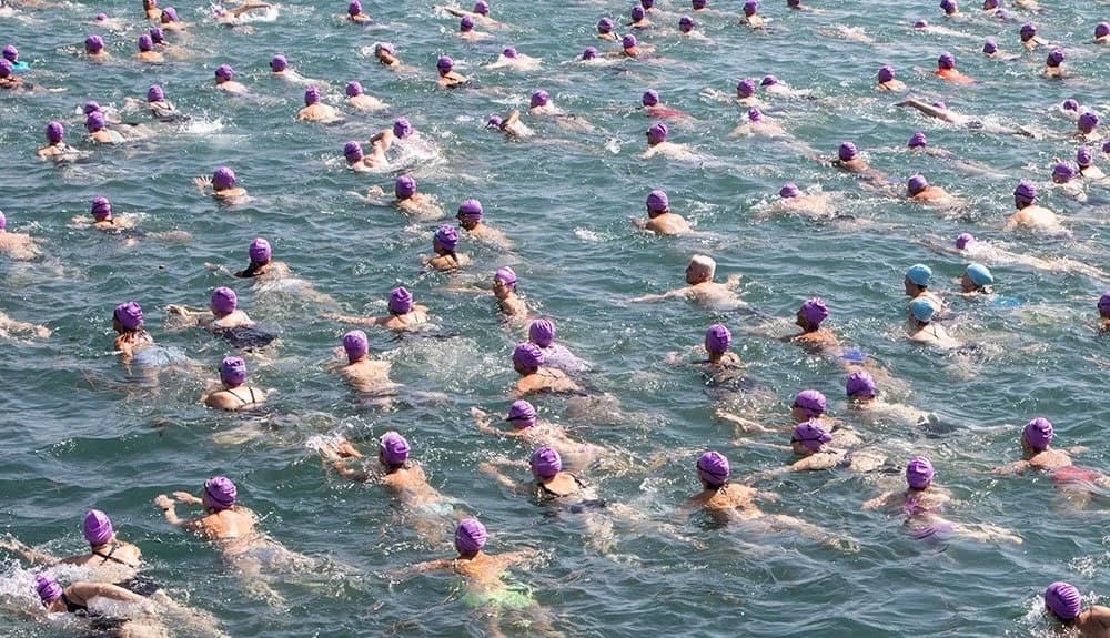 Einmal bis ans andere Ufer