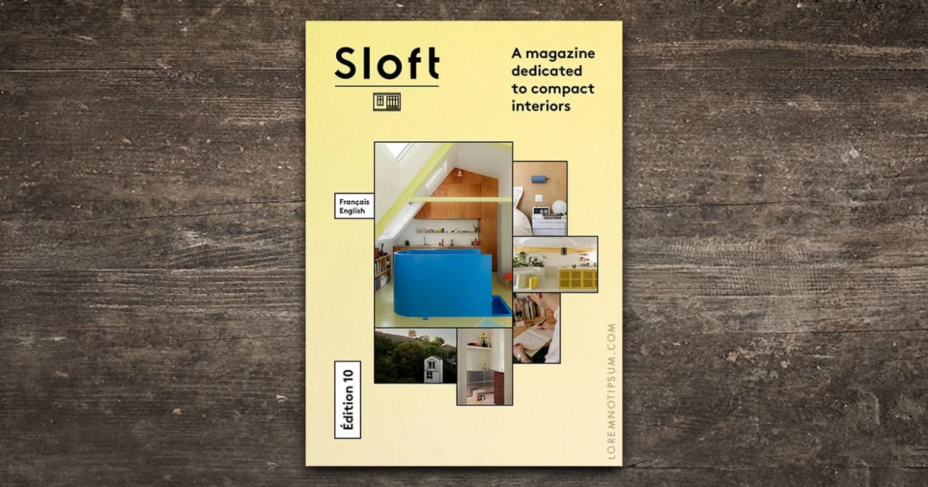 Sloft Magazine: Von kleinen Wohnräumen, Architektur, Interieurdesign, Kunst und Eskapismus