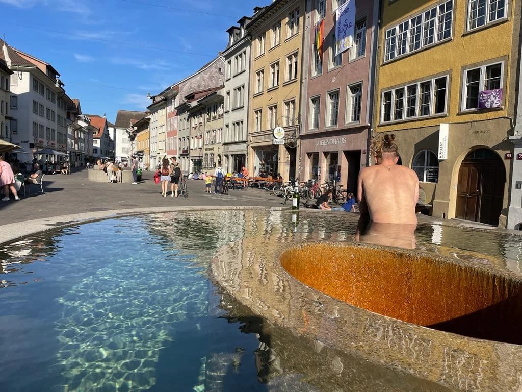 Heute ist Rons Brunnentag