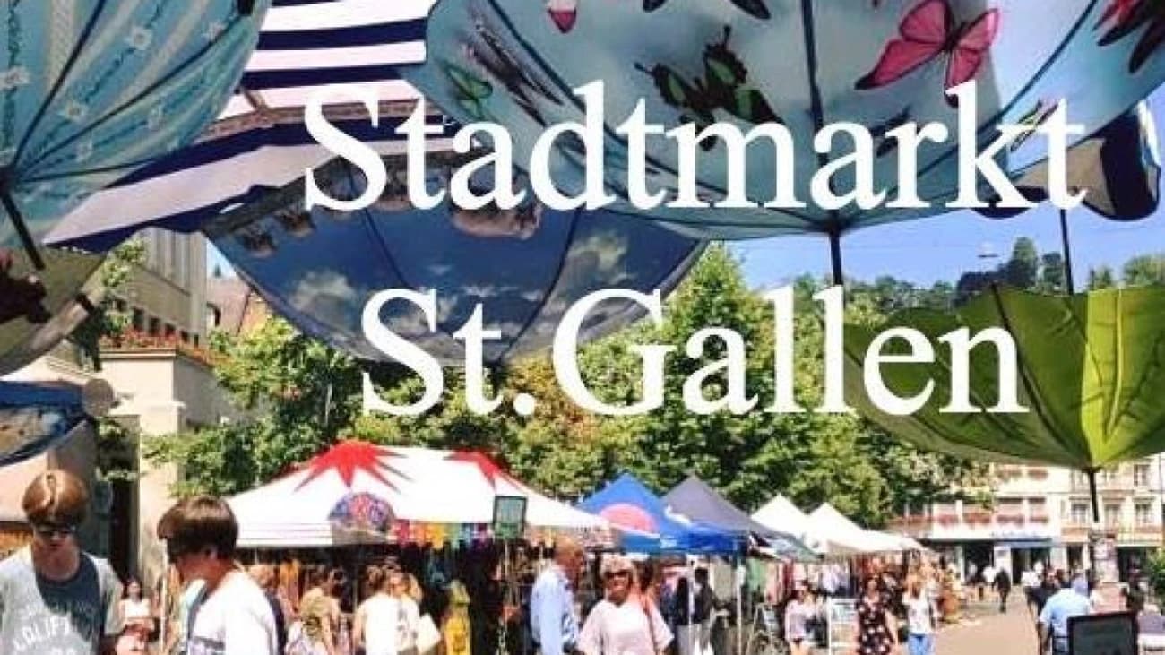 Bummeln, wo sonst die Bänke leer stehen: der Wochenmarkt am Vadian