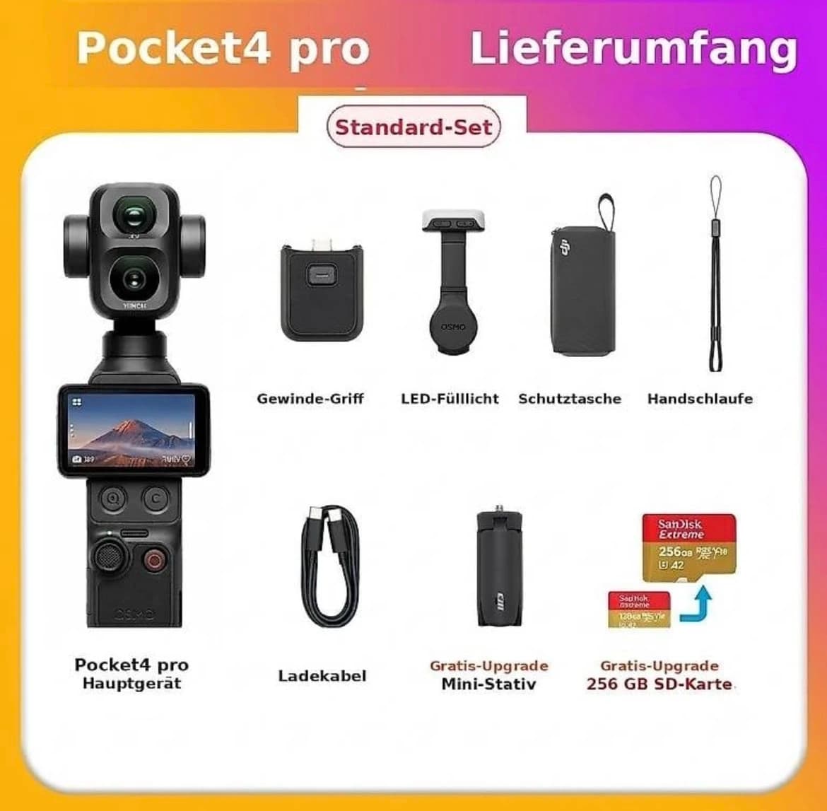 DJI Osmo Pocket 4 Pro mieten / mieten statt kaufen - 1