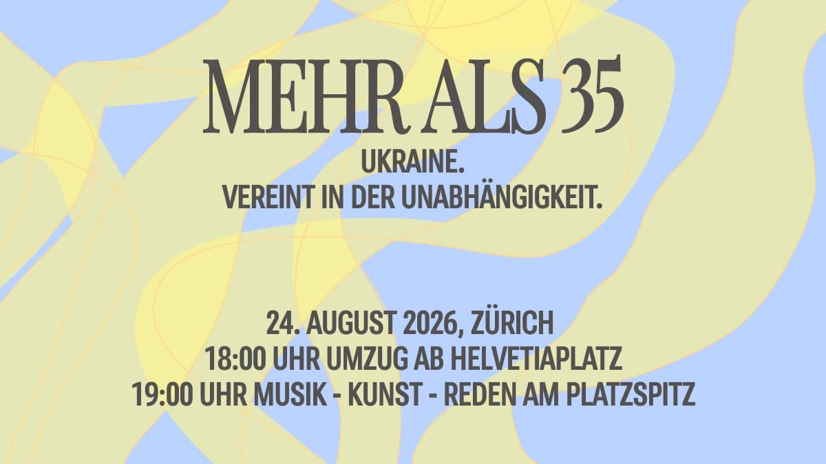 Mehr als 35. Ukraine. Vereint in der Unabhängigkeit  (Unabhängigkeitstag der Ukraine) - 1