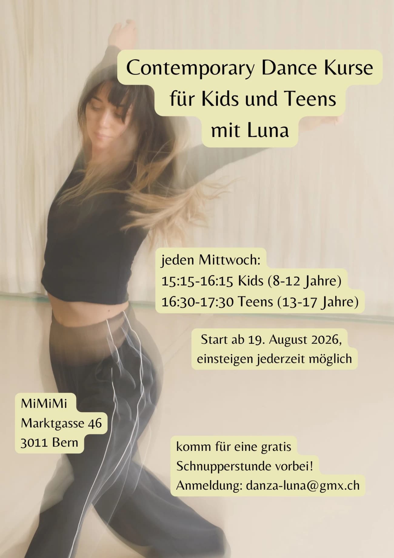 Contemporary Dance Class für Kids und Teens - 1