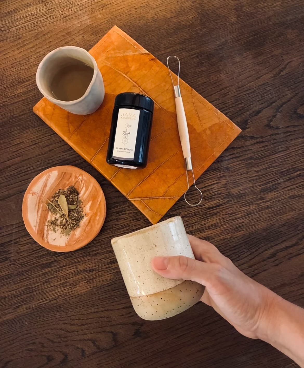 Pottery and Ayurveda Tea - 1