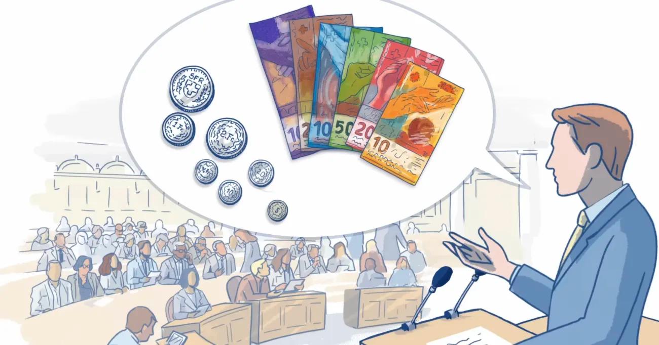Abstimmungsumfrage: Initiative «Bargeld ist Freiheit»