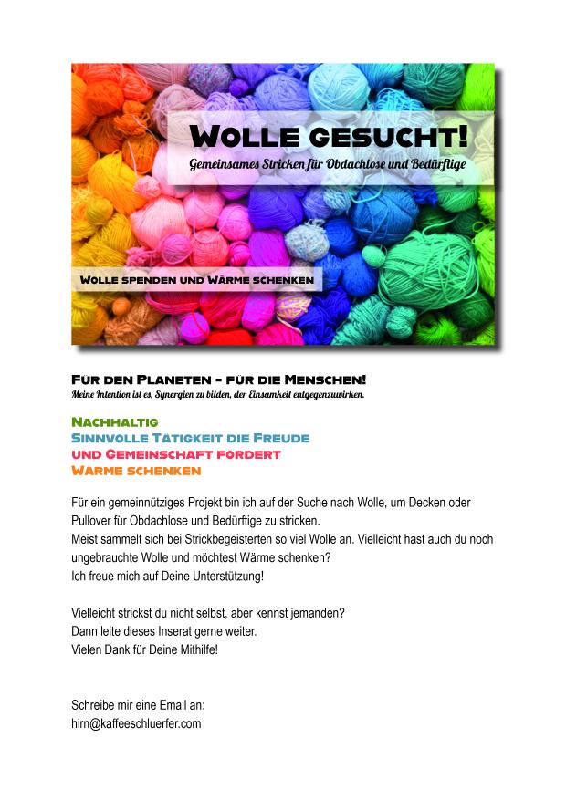 Wolle gesucht!