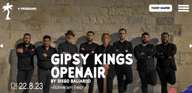 Gipsy Kings Tickets Mühle Hunziken