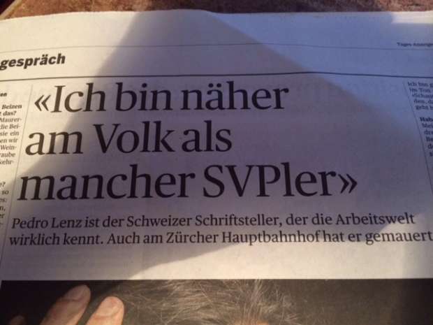 Frustrierte Tages-Anzeier Journalisten... 