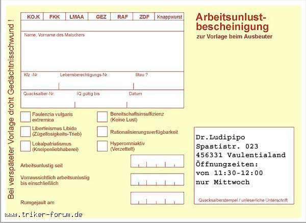 "Furzgebühr"