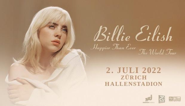 Tickets 02.07.22 Billie Eilish Konzert in Zürich