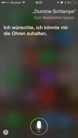 Gespräche mit Siri