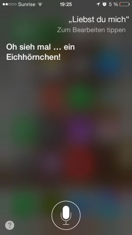 Gespräche mit Siri