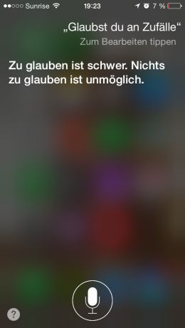 Gespräche mit Siri