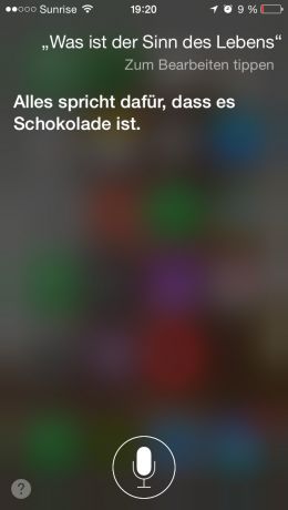 Gespräche mit Siri