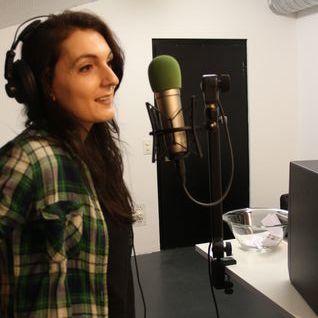 Sängerin Lia im RadioIndustrie Studio
