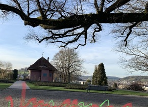 Der Rosengarten im Winter