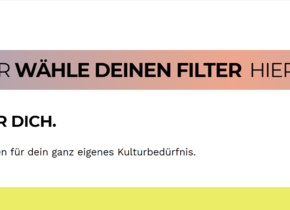 Filter dein Kulturangebot