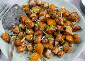 Miso Butter Roasted Potatoes