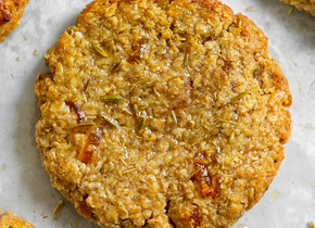 Buttery Oat Apricot Fennel Biscuits