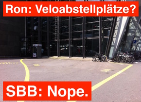 Hier doch keine Veloständer