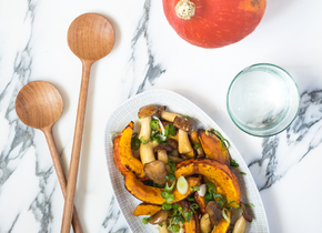 pan fried polenta & mushroom ragu: celebrating...