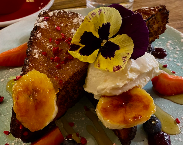 French-Toast für den Brunch auf Balkonien