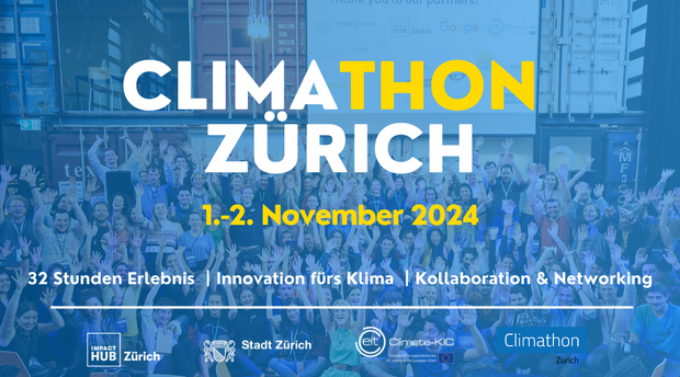 Climathon Zürich 2024: Bringe deine Ideen ein für ein...