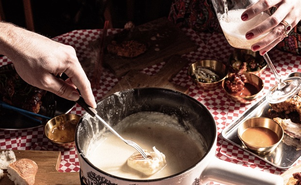 Fried Chicken, Fondue und Naturwein